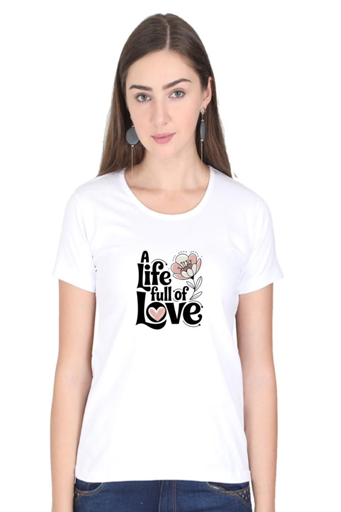 Round Neck Printed T-Shirt for Women