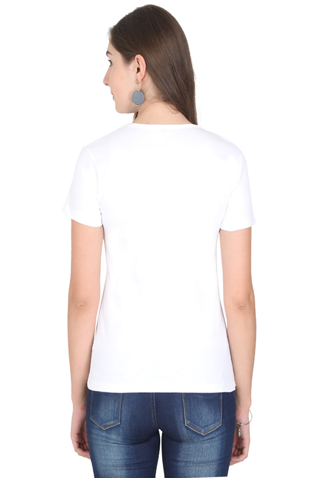 Round Neck Printed T-Shirt for Women