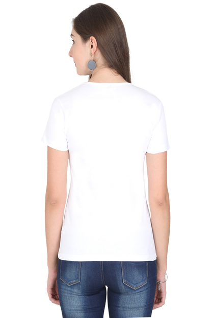 Round Neck Printed T-Shirt for Women