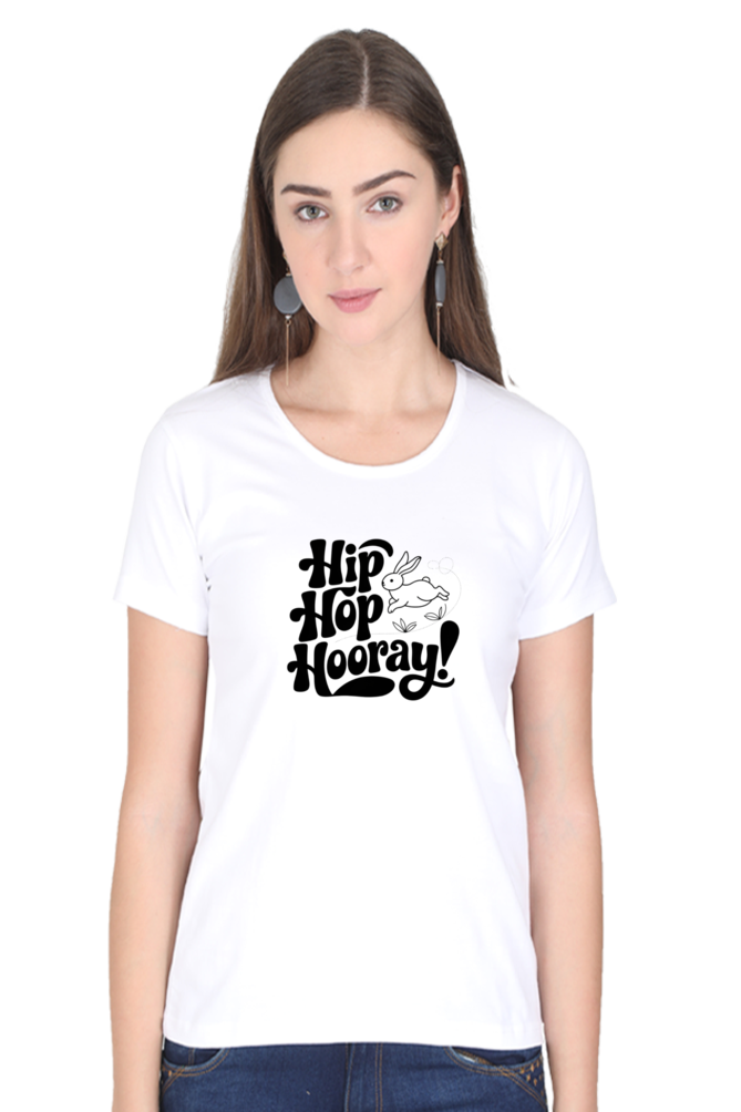 Round Neck Printed T-Shirt for Women