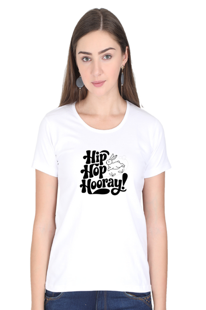 Round Neck Printed T-Shirt for Women