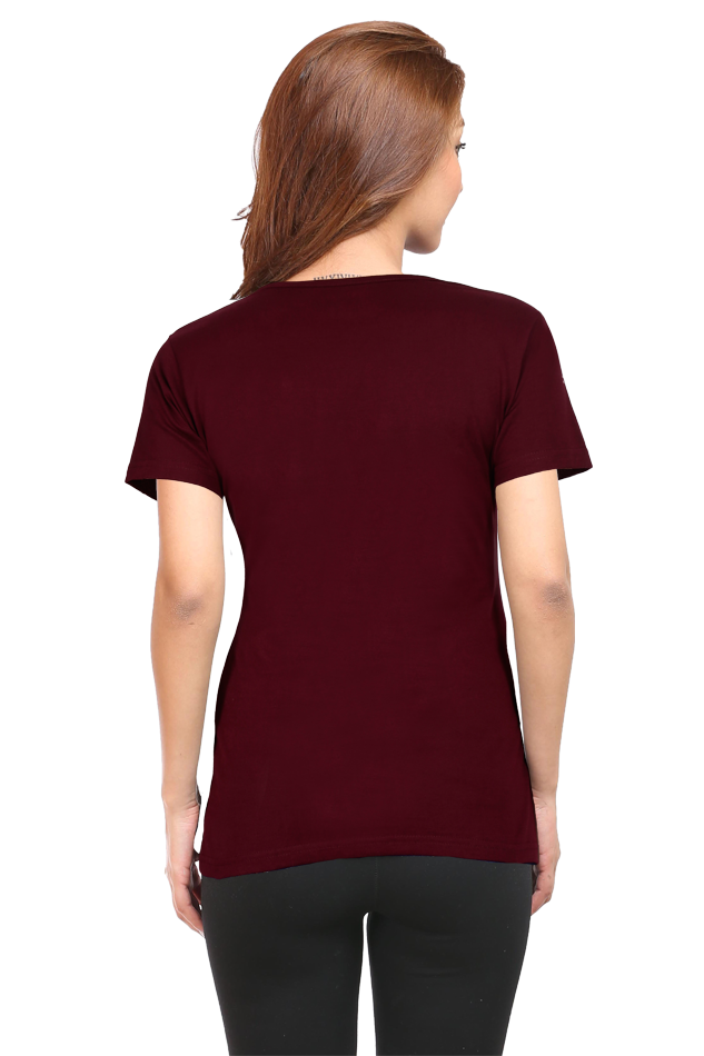 Round Neck Printed T-Shirt for Women