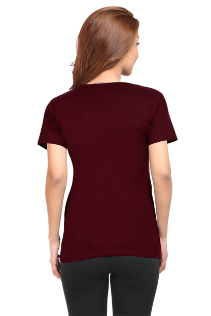 Round Neck Printed T-Shirt for Women