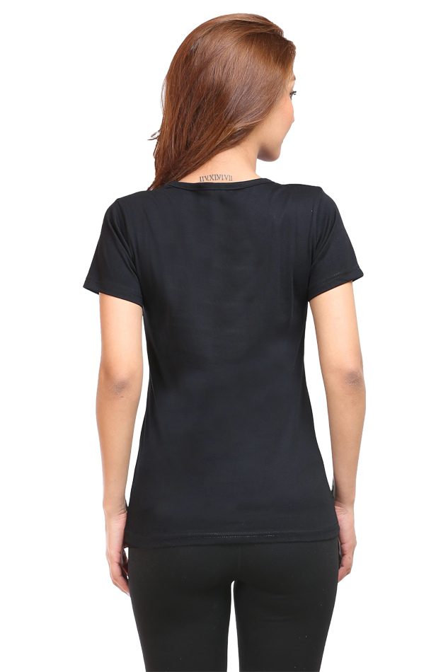 Round Neck Printed T-Shirt for Women