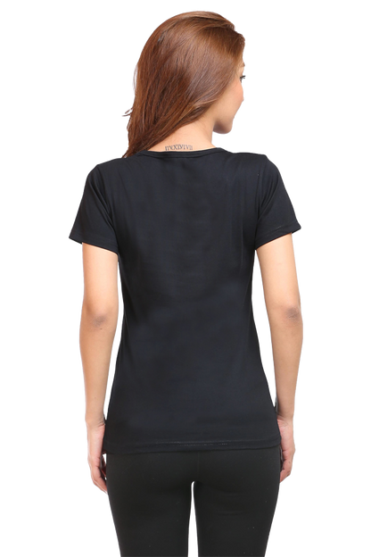 Round Neck Printed T-Shirt for Women