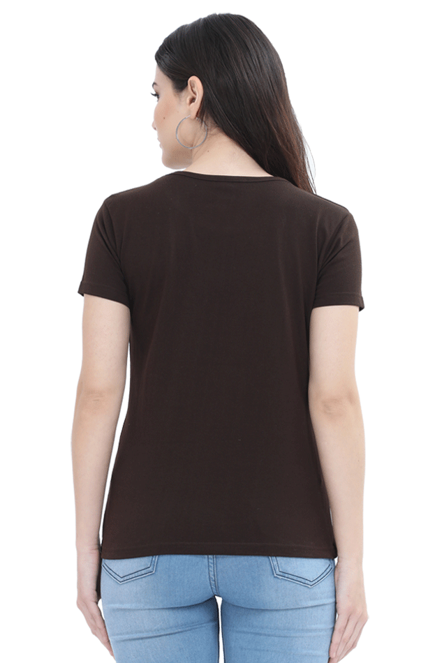 Round Neck Printed T-Shirt for Women