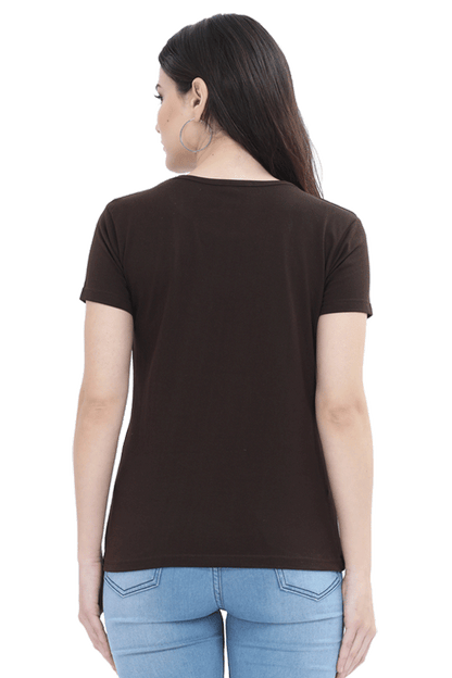 Round Neck Printed T-Shirt for Women