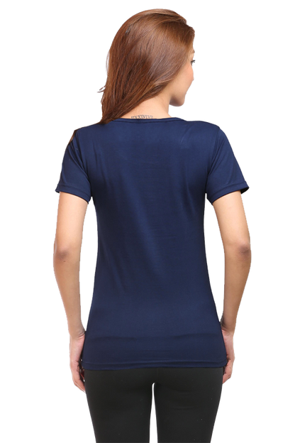 Round Neck Printed T-Shirt for Women