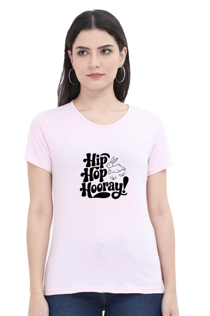 Round Neck Printed T-Shirt for Women