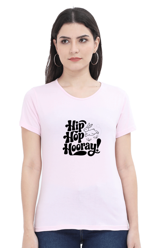 Round Neck Printed T-Shirt for Women