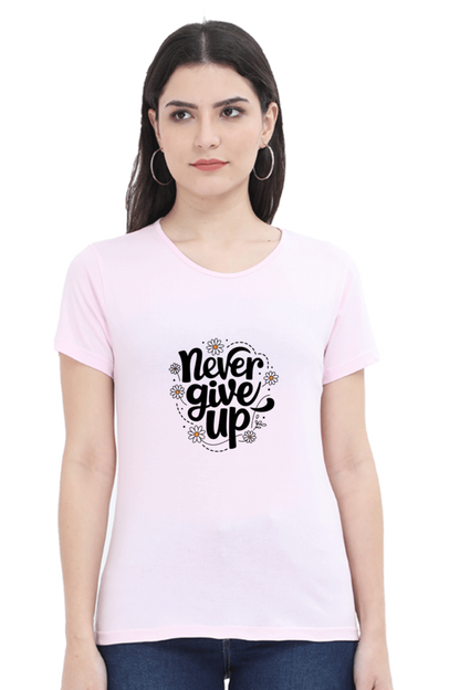 Round Neck Printed T-Shirt for Women