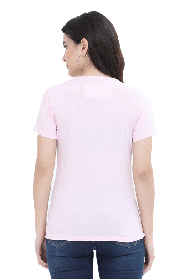 Round Neck Printed T-Shirt for Women