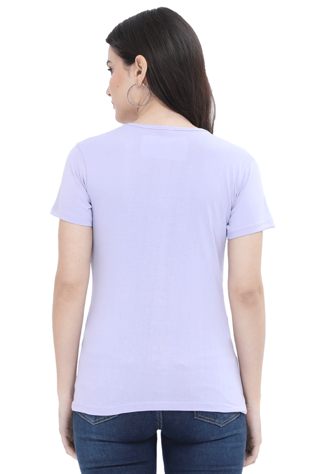 Round Neck Printed T-Shirt for Women